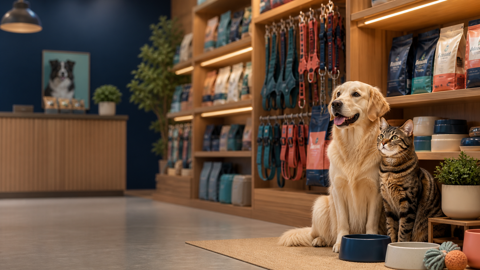 Exhibición premium para distribuidores pet care