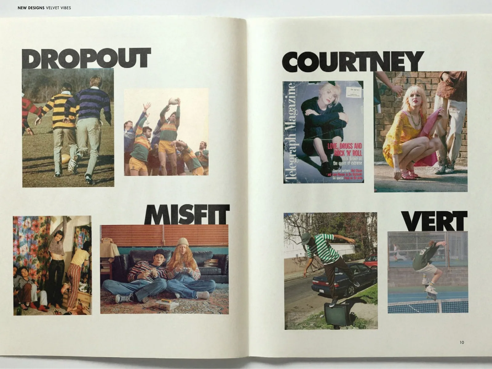 Página 9 de 50 — Los cuatro prints: Dropout, Misfit, Courtney y Vert